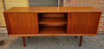 REFINISHED Danish Mid Century Modern Teak Sideboard by STM, Narrow 68.5