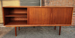 REFINISHED Danish Mid Century Modern Teak Sideboard by STM, Narrow 68.5