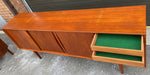REFINISHED Danish Mid Century Modern Teak Sideboard by STM, Narrow 77