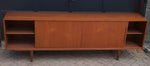 REFINISHED Danish MCM Teak Credenza Sideboard, 90.5