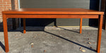 REFINISHED Danish Mid Century Modern Teak Draw Leaf Table 65