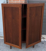 RESTORED Danish Mid Century Modern Rosewood Cabinet, Narrow 3