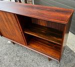 REFINISHED Danish Mid Century Modern Rosewood Cabinet Narrow 48