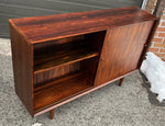 REFINISHED Danish Mid Century Modern Rosewood Cabinet Narrow 48