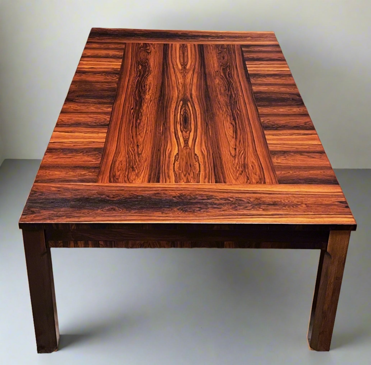 REFINISHED Danish Mid Century Modern Rosewood Coffee Table, Large