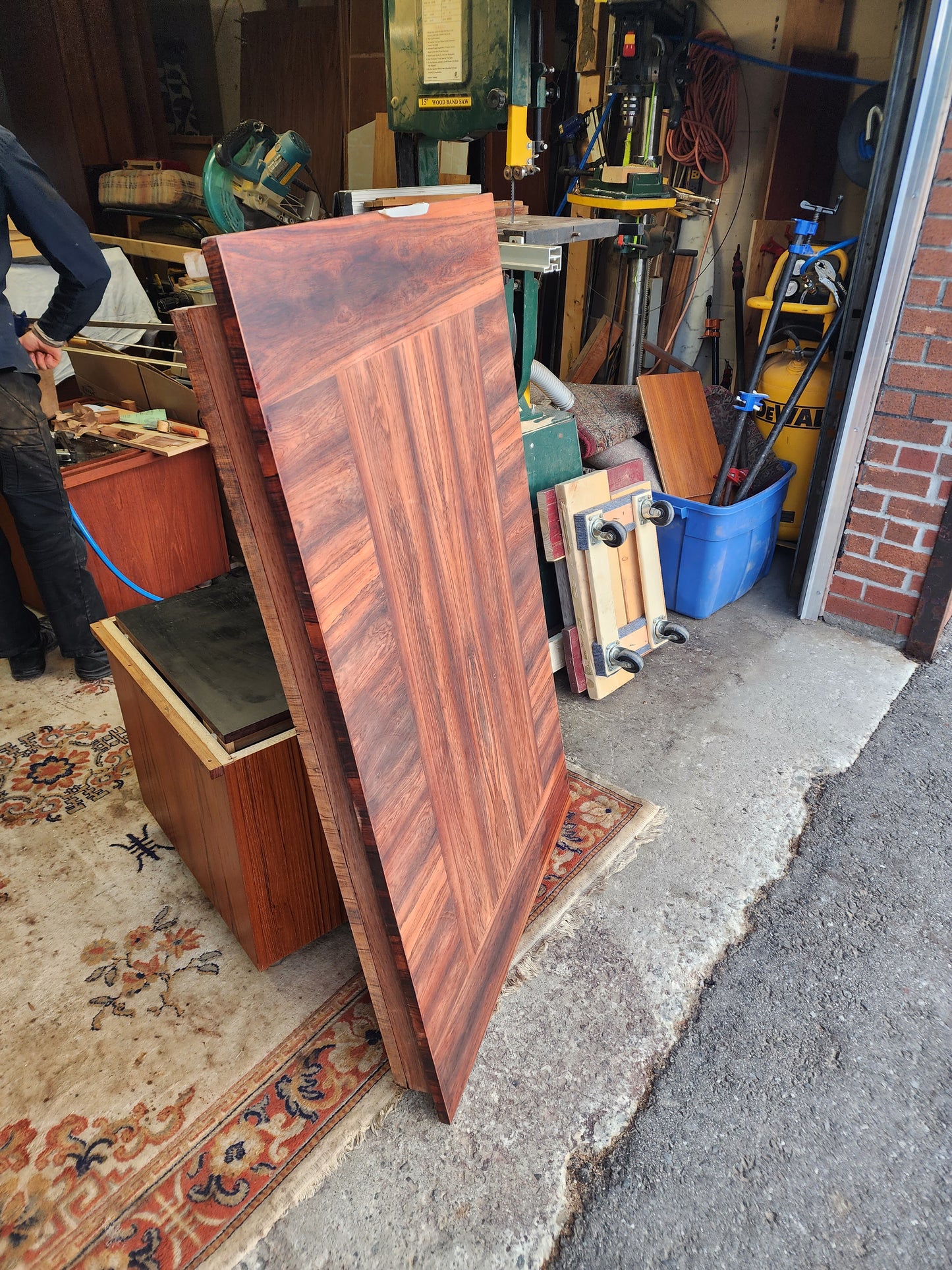 REFINISHED Danish Mid Century Modern Rosewood Coffee Table, Large