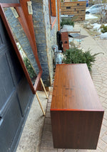 REFINISHED Danish MCM Rosewood Dresser & Mirror, PERFECT 2