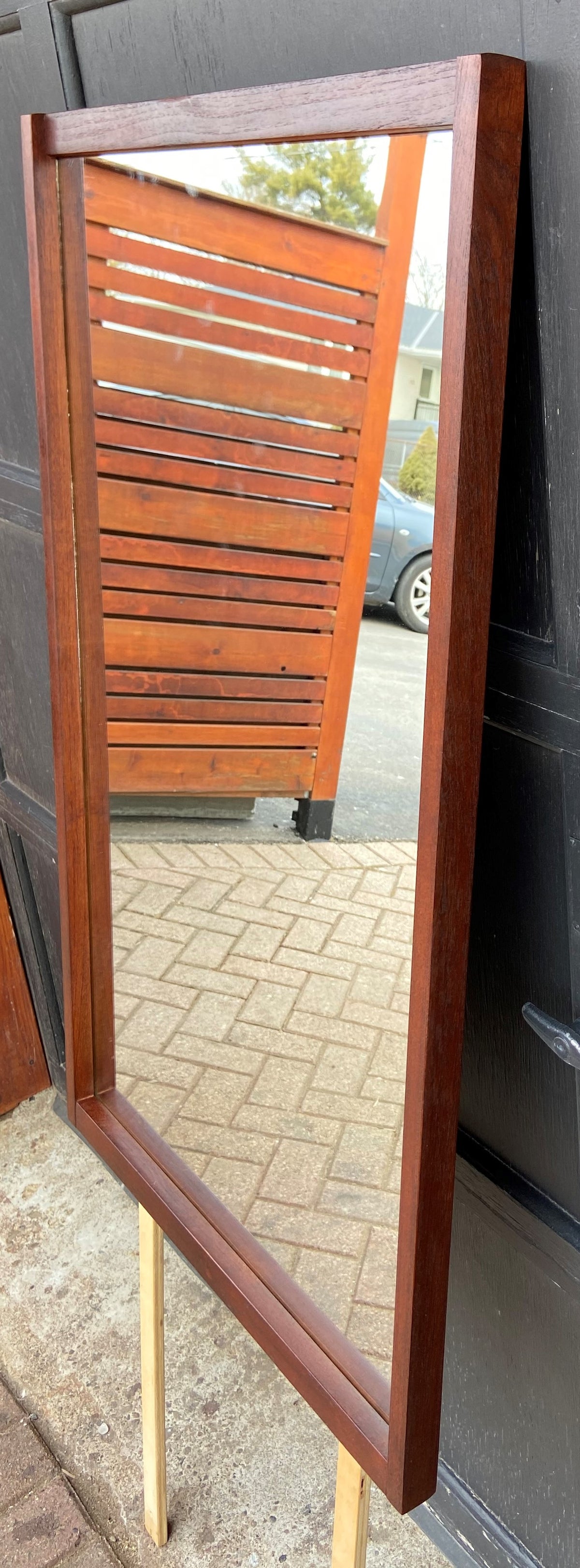 REFINISHED Danish MCM Rosewood Dresser & Mirror, PERFECT