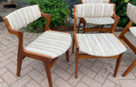 RESTORED 6 Danish Mid Century Modern Teak Armchairs by Dyrlund 5