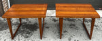 2 REFINISHED Danish Mid Century Modern Teak Accent Tables by H.E. Tangevald Hansen 4