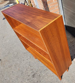 REFINISHED Danish Mid Century Modern Teak Bookcase Small 4