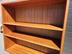 REFINISHED Danish Mid Century Modern Teak Bookcase Small 9
