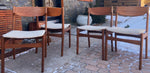 4 REFINISHED Danish MCM Teak Chairs by Erik Buch, will be REUPHOLSTERED 4
