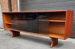REFINISHED Danish Mid Century Modern Teak Console by Axel Christensen for ACO Møbler 71