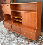 RESTORED MCM Teak Highboard 6 ft by Elliotts of Newbury, PERFECT, Narrow 8