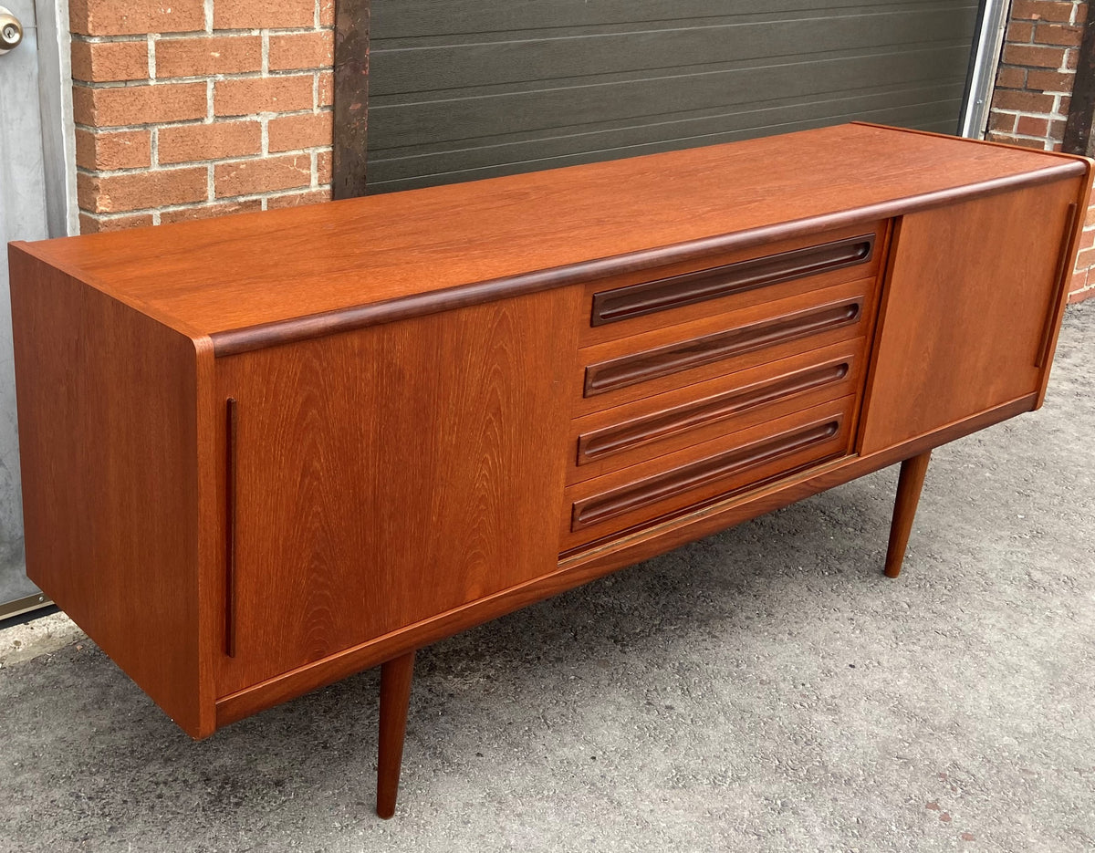 REFINISHED Danish MCM Teak Sideboard by Johannes Andersen for Silkeborg 78.75