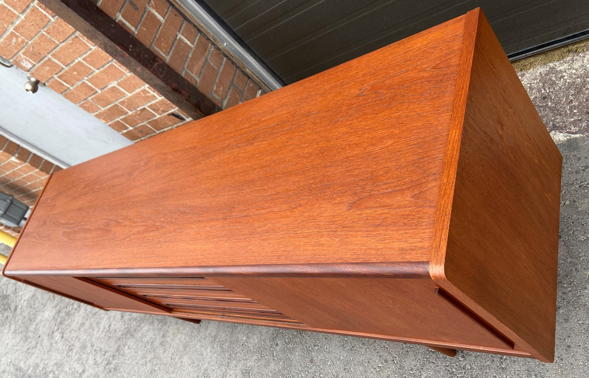 REFINISHED Danish MCM Teak Sideboard by Johannes Andersen for Silkeborg 78.75