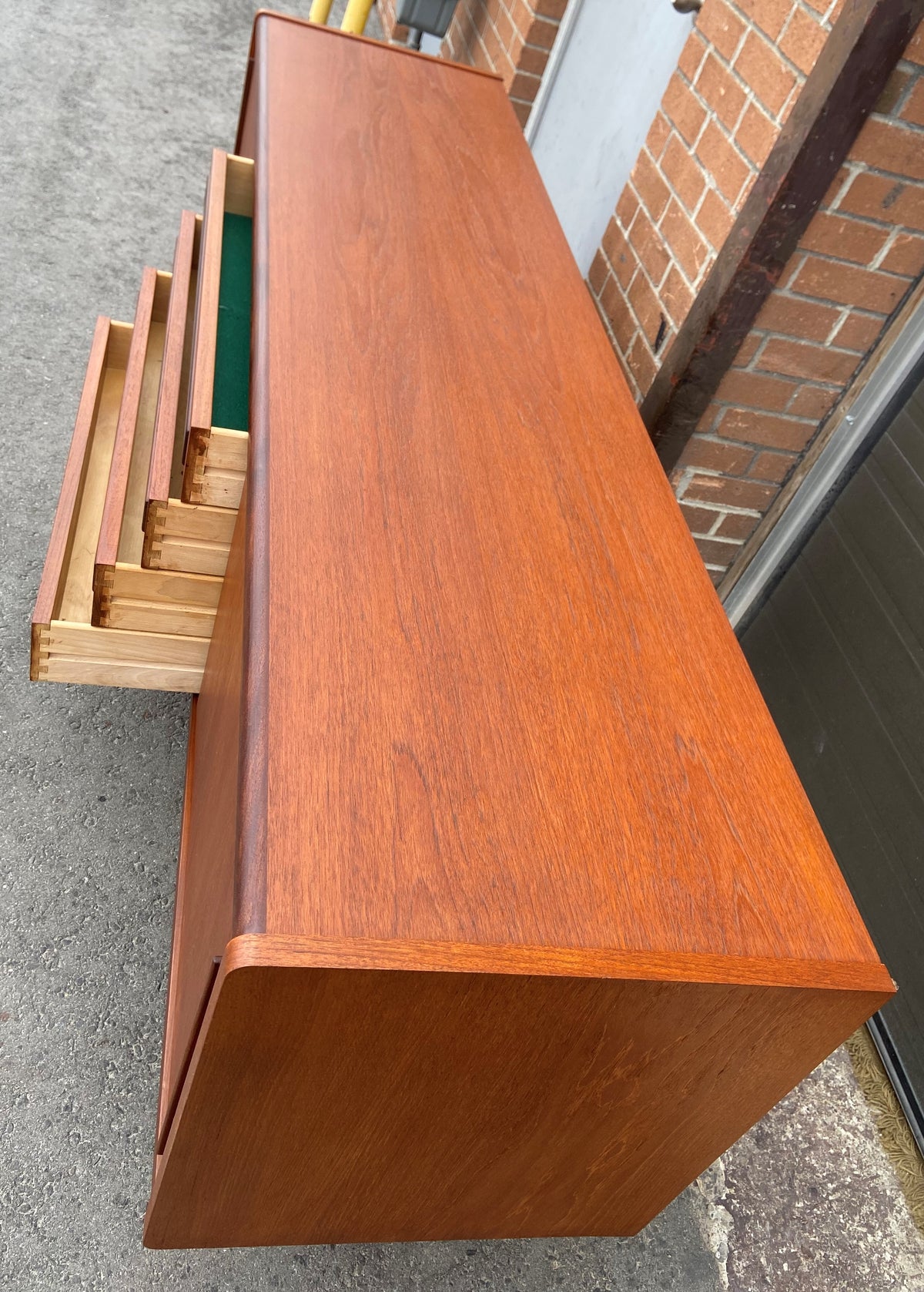 REFINISHED Danish MCM Teak Sideboard by Johannes Andersen for Silkeborg 78.75