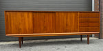 REFINISHED Danish Mid Century Modern Teak Sideboard 78
