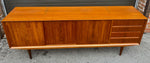 REFINISHED Danish Mid Century Modern Teak Sideboard 78