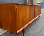 REFINISHED Danish Mid Century Modern Teak Sideboard 78