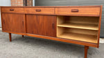 REFINISHED Danish Mid Century Modern Teak Sideboard Buffet 72