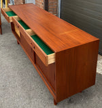REFINISHED Danish Mid Century Modern Teak Sideboard Buffet 72