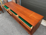 REFINISHED Danish Mid Century Modern Teak Sideboard Buffet 72