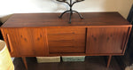 Danish MCM Teak Sideboard Media Console 63