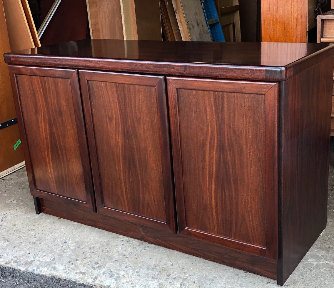 Danish Modern Rosewood Buffet or TV Media Console by Christian Linneberg 50