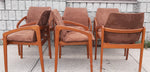 6 Danish MCM Teak Angled Armchairs by Kai Kristiansen RESTORED, each chair $279 - Mid Century Modern Toronto 7