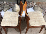 4 Danish MCM Teak Chairs with floating seats will be custom REUPHOLSTERED - Mid Century Modern Toronto 3