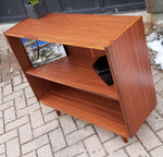 RESTORED Small Danish MCM Rosewood Bookcase Display 34