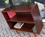 RESTORED Small Danish MCM Rosewood Bookcase Display 34