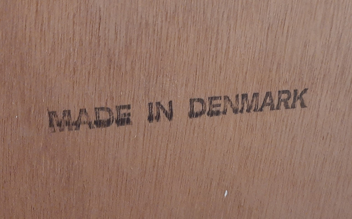 RESTORED Danish MCM Rosewood Bar Display Bookcase, narrow 34