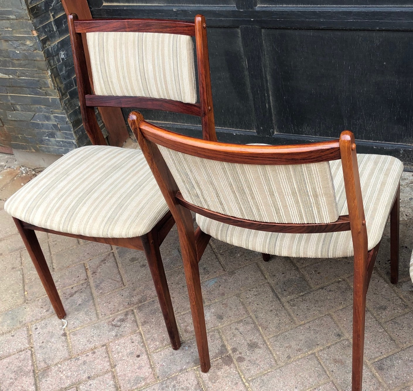 4 Danish MCM Brazilian Rosewood Chairs by Spottrup RESTORED, each $275 - Mid Century Modern Toronto