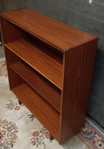 RESTORED Danish MCM Rosewood Bookcase Display 34