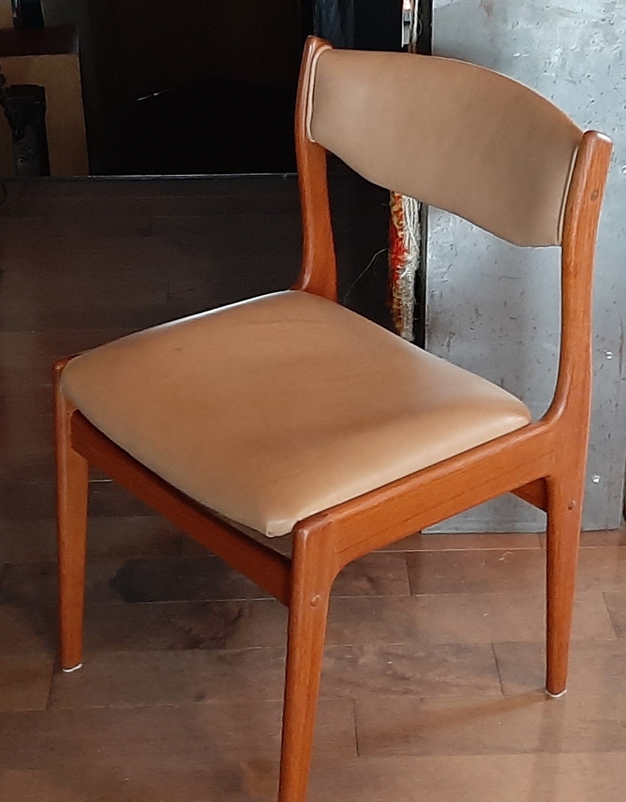 6 Danish MCM Teak Chairs  RESTORED, perfect, each $229 only - Mid Century Modern Toronto