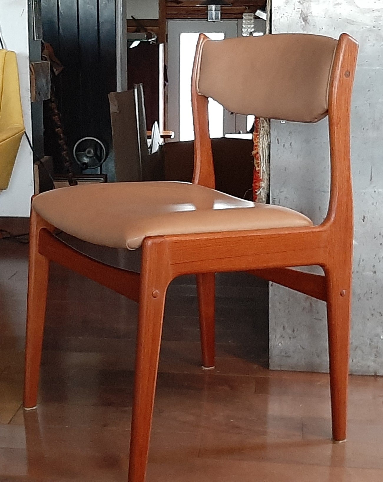 6 Danish MCM Teak Chairs  RESTORED, perfect, each $229 only - Mid Century Modern Toronto