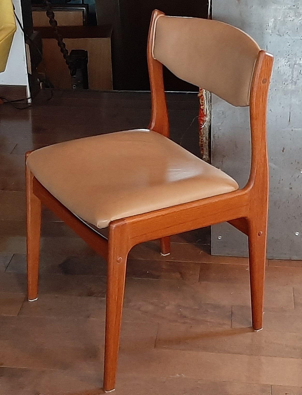 6 Danish MCM Teak Chairs  RESTORED, perfect, each $229 only - Mid Century Modern Toronto