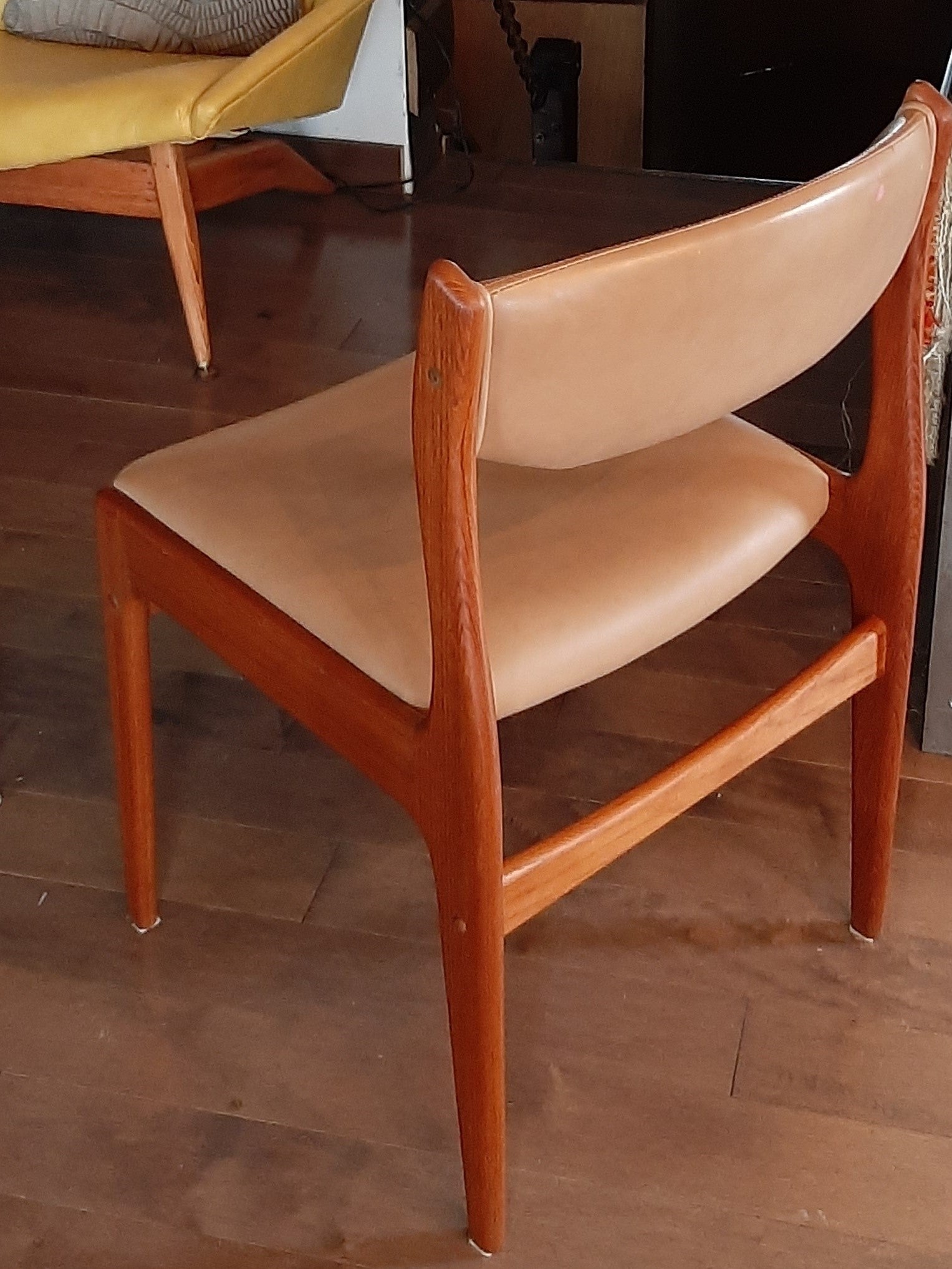 6 Danish MCM Teak Chairs  RESTORED, perfect, each $229 only - Mid Century Modern Toronto
