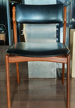 4 Danish MCM Chairs w floating seats by Erik Buch RESTORED, perfect - Mid Century Modern Toronto 1