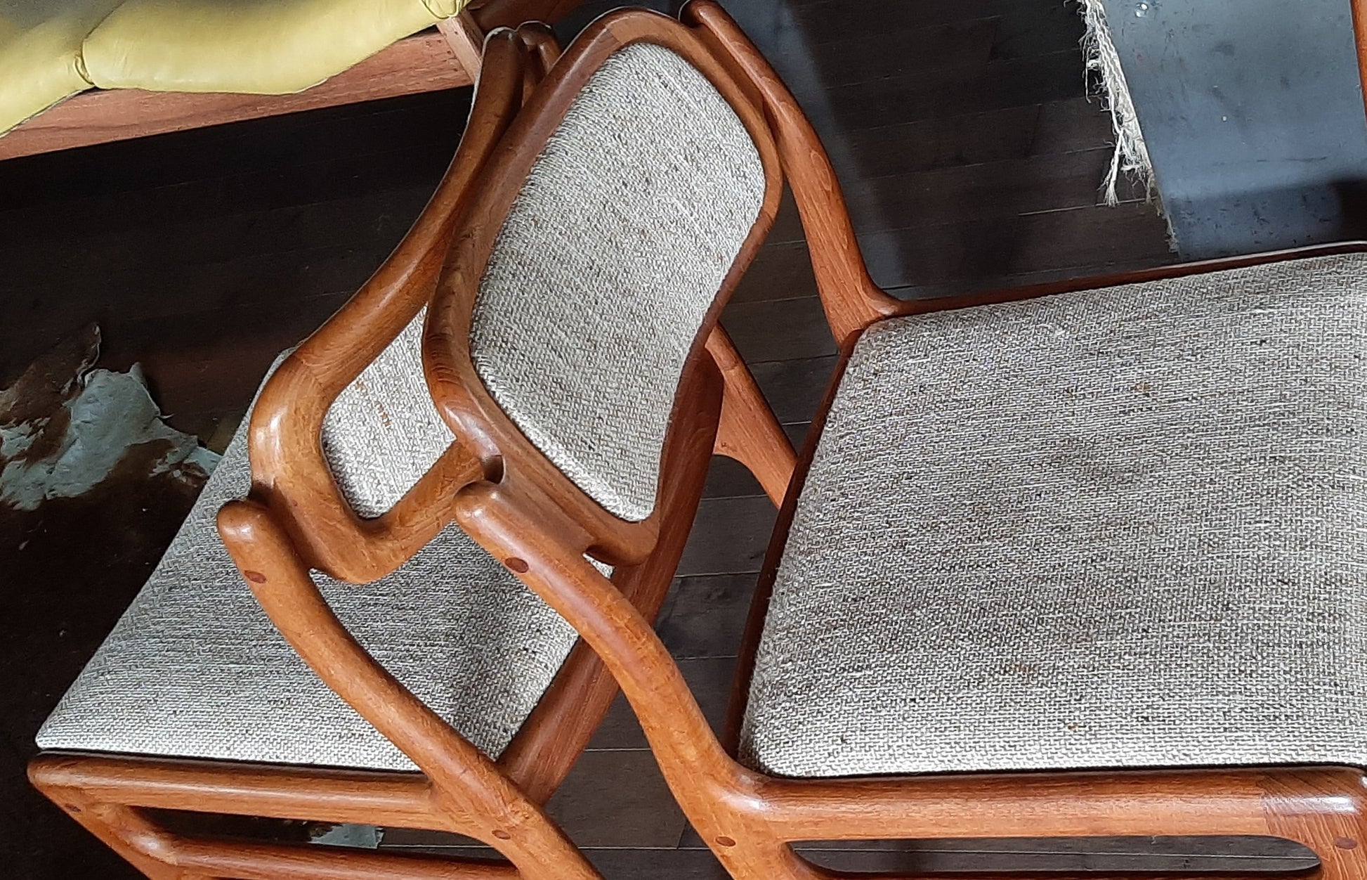 6 Rare Danish MCM Teak Chairs by Johannes Andersen Restored, PERFECT, each $359 - Mid Century Modern Toronto