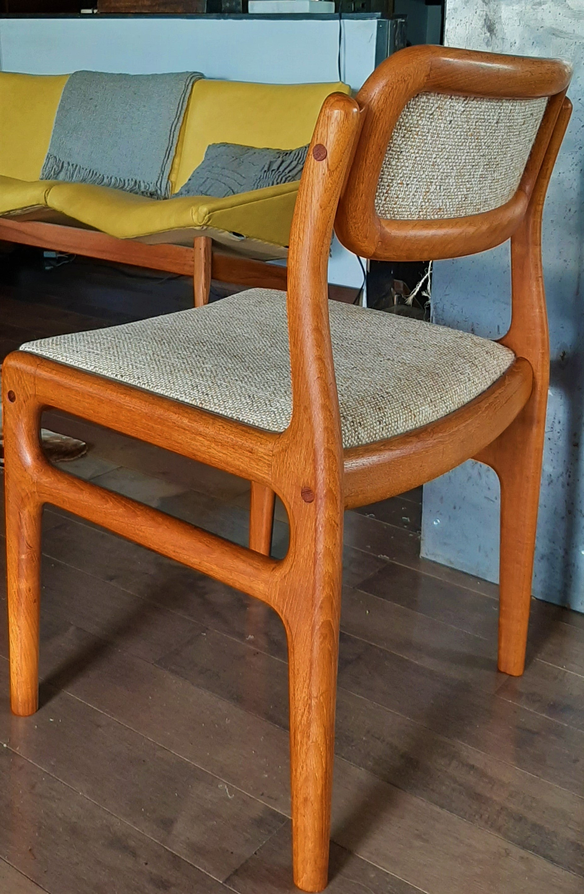 6 Rare Danish MCM Teak Chairs by Johannes Andersen Restored, PERFECT, each $359 - Mid Century Modern Toronto