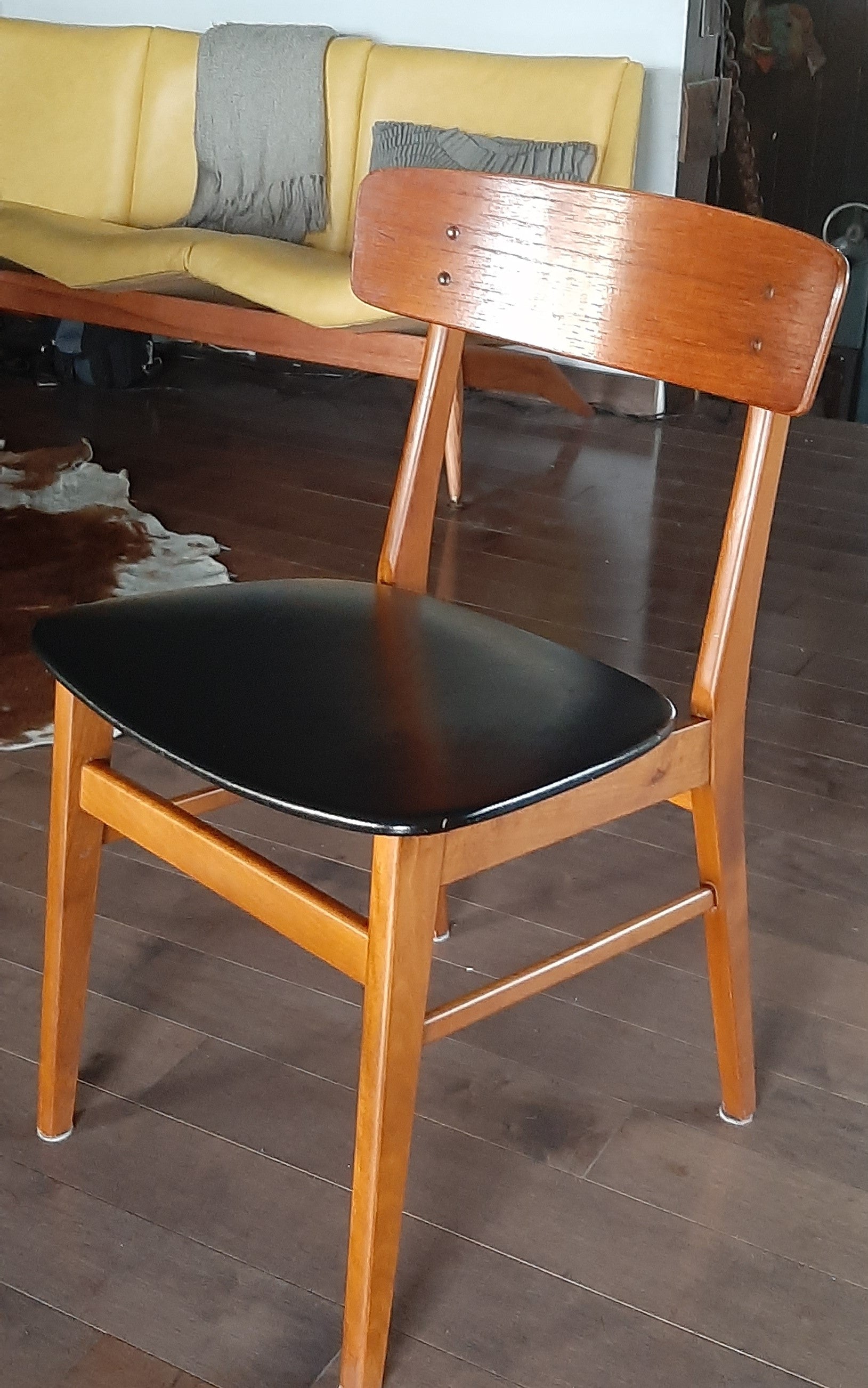 Single Danish MCM Teak Chair - Mid Century Modern Toronto