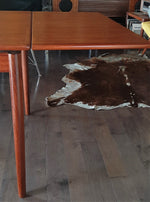 REFINISHED Danish MCM Teak Draw Leaf Table by Rogenstrup Mobelfabrik, PERFECT 49-84