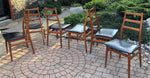 RESERVED ***6 Danish MCM Teak Ladder Back Dining Chairs, each $199 - Mid Century Modern Toronto 1