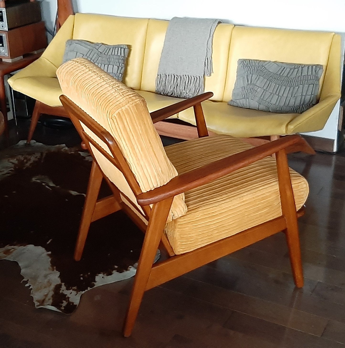 REFINISHED Danish MCM Teak Lounge Armchair, like new - Mid Century Modern Toronto