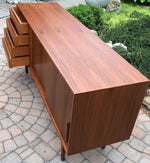 Danish MCM Teak Credenza Sideboard TV Console 63