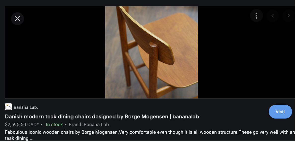 4 REFINISHED Danish Mid Century Modern Teak Chairs by Borge Mogensen